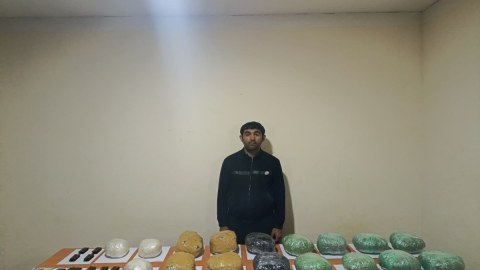 PUA ilə İrandan Azərbaycana narkotikin keçirmək istədi