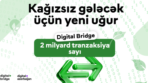 Dövlət qurumları arasında məlumat mübadiləsinin həcmi 2 milyardı keçib
