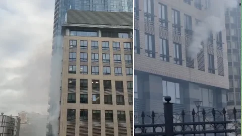 Moskvanın mərkəzində məşhur&nbsp;hoteldə yanğın - 400 nəfər təxliyə edildi