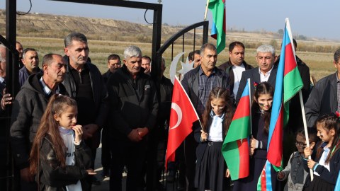 Daha bir kəndə içməli su verildi - FOTO