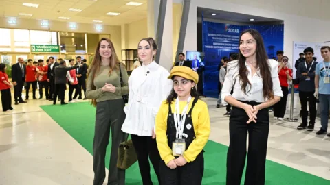 Prezidentin ailəsi STEAM Festivalında - FOTO