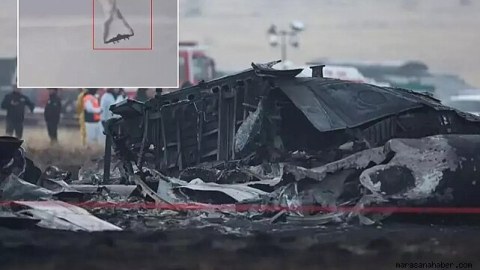 Türkiyə təyyarəsi cəmi 5 saniyəyə parça-parça olub
