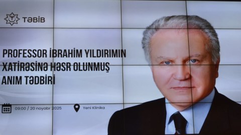 Professor İbrahim Yıldırımın xatirəsi anıldı