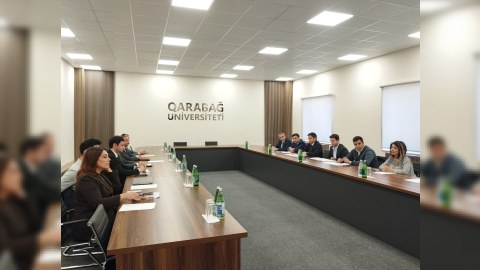 Xankəndidə tələbələrlə bağlı müzakirələr başladı - FOTO&nbsp;