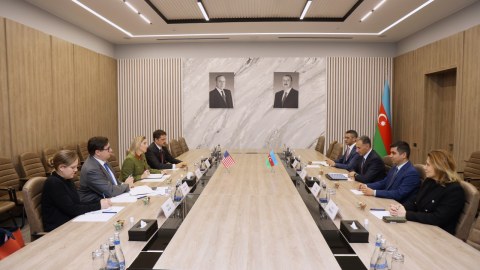 Rəşad Nəbiyev ABŞ nümayəndələri ilə görüşdü