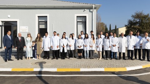 Leyla Əliyeva və Alena Əliyeva Baytarlıq Klinikası ilə tanış oldular - FOTO
