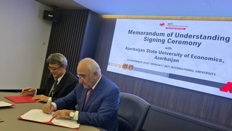 UNEC ilə Malayziya Universiteti arasında memorandum&nbsp;imzalandı