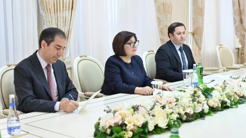 Slovakiya səfiri Sahibə Qafarova ilə görüşdü - FOTO