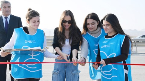 Leyla Əliyeva&nbsp;Qaradağda yeni parkın açılışında - FOTOLAR