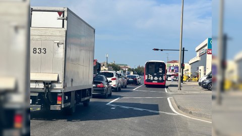 Zabrat yoluna avtobus zolağı çəkildi