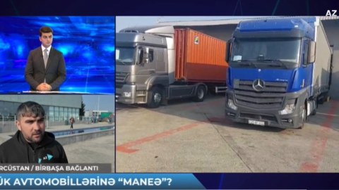 Azərbaycanlı sürücülər Gürcüstanda "ƏSİR QALDI" - VİDEO