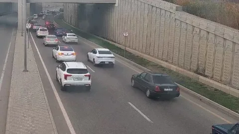 Bakıda səhər tıxacı - Sürücülərin nəzərinə!