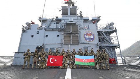 Azərbaycan-Türkiyə-ABŞ birgə hərbi təlimi - GÖRÜNTÜ
