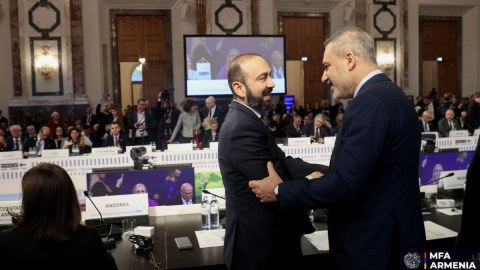 Mirzoyan Vyanada Hakan Fidanla görüşdü