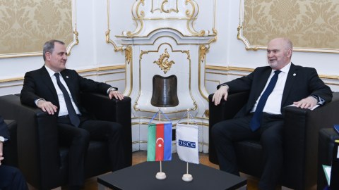 Ceyhun Bayramov ATƏT baş katiblə görüşdü&nbsp;