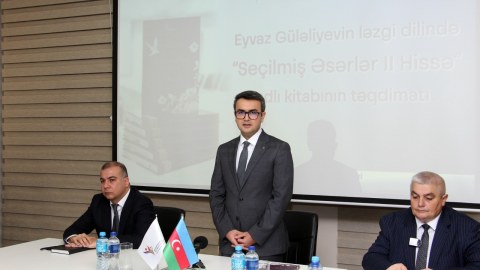 Bakıda ləzgi dilində kitabın təqdimatı olub