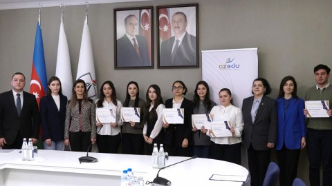 BANM-in "Brend tələbə"ləri mükafatlandırılıb - FOTOLAR&nbsp;