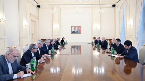 İlham Əliyev&nbsp;Əraqçini qəbul edib