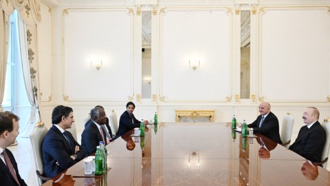 Prezident daha bir qəbul keçirdi