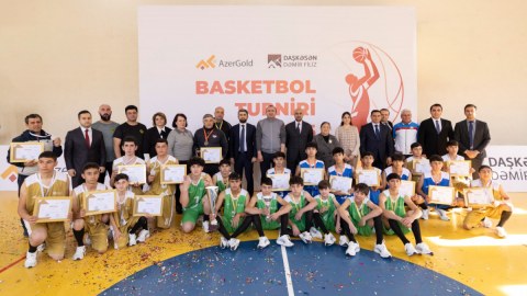 Daşkəsən&nbsp;məktəbliləri&nbsp;basketbol turnirində