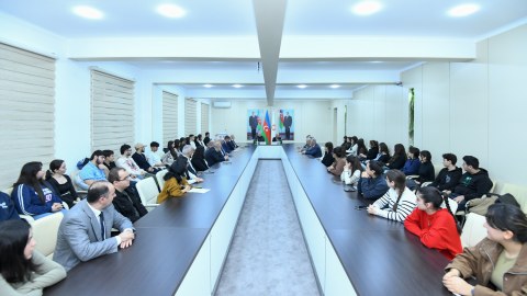 Dünya şöhrətli alim BMU-da&nbsp;- FOTO