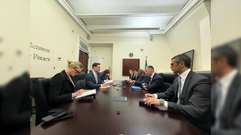 Rəşad Nəbiyev İtan Klayn ilə görüşdü
