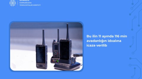 Bu il 116 min avadanlığın idxalına icazə verilib