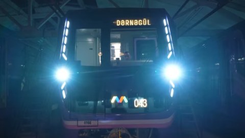 Bakı metrosunda daha bir yeni qatar