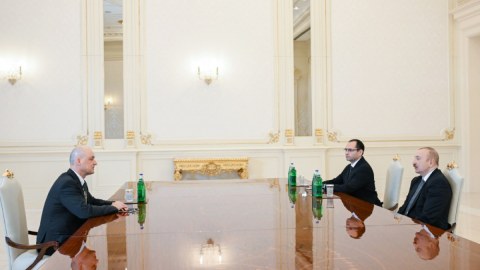 İlham Əliyev qəbul keçirdi - FOTO