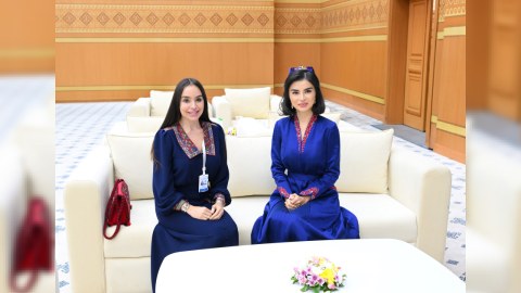 Leyla Əliyeva Saida Mirziyoyeva ilə görüşdü