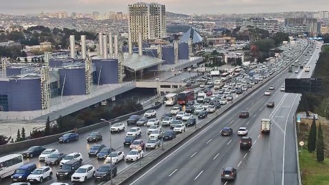 8 yolda tıxac var