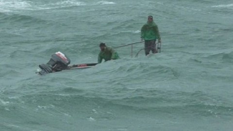 İtkin düşən balıqçıların axtarışları davam edir