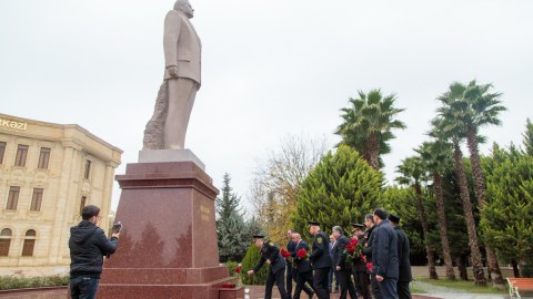 Salyanda Heydər Əliyevin xatirəsi&nbsp;yad edildi - FOTO