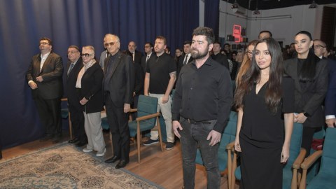 Leyla Əliyeva Ulu Öndərin xatirə gecəsində - FOTOLAR