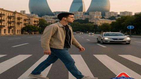 Piyadaların nəzərinə! Yolu keçməzdən əvvəl qulaqlıqları çıxarın