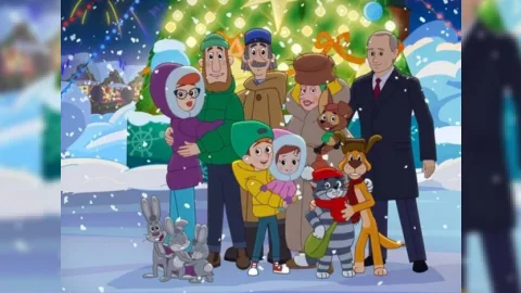 Putin cizgi filminin qəhrəmanı oldu