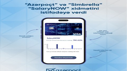 &ldquo;Azərpoçt&rdquo; yeni&nbsp;xidmətini istifadəyə verdi