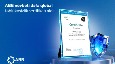 ABB növbəti dəfə yüksək təhlükəsizlik sertifikatı alıb
