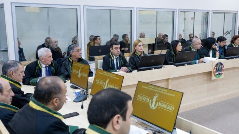 Ermənilərin məhkəməsi təqsirləndirilən şəxslərin son söz çıxışları ilə davam etdirilir