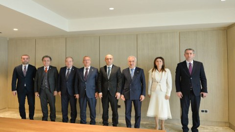 Emin Əmrullayev türkiyəli rektorlarla görüşdü - FOTO