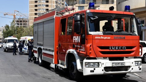 Bakıda uşaq bağçasında yanğın