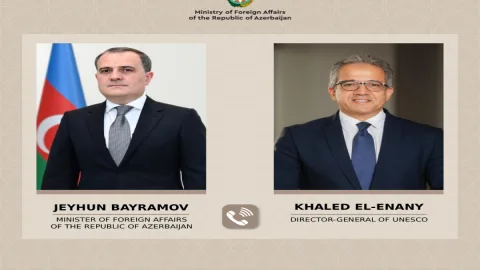 Ceyhun Bayramov UNESCO-nun Baş direktoru ilə telefon danışdı