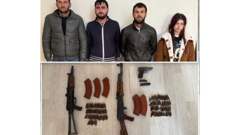 Silah alveri edən cinayətkar dəstənin üzvləri tutuldu