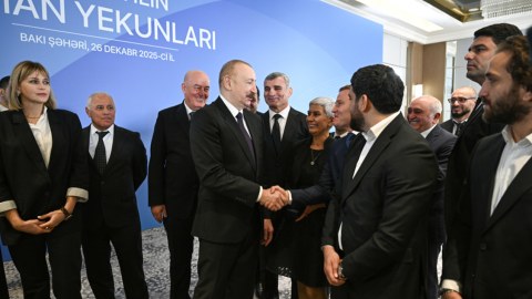 Prezidentlə Eduard Məmmədov arasında maraqlı dialoq - GÖRÜNTÜLƏR