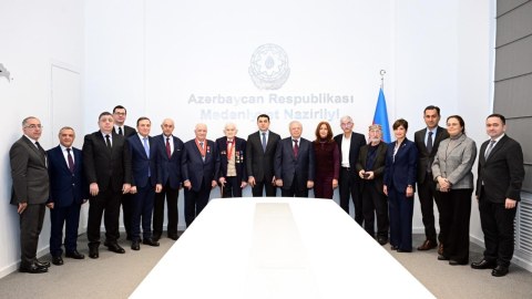 Mədəniyyət xadimlərinə dövlət təltifləri təqdim olundu - FOTO