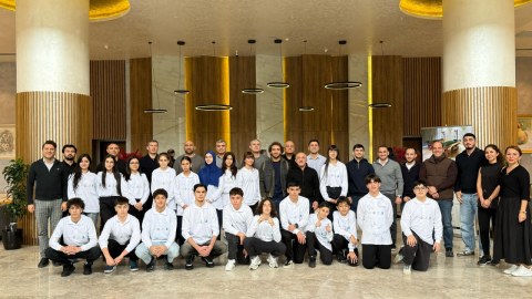 Olimpiya çempionları şəhid övladları ilə görüşdülər&nbsp;- FOTOLAR