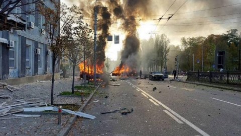 Rusiyanın Kiyevə hücumu - 2&nbsp;ölü, onlarla yaralı