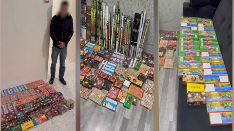 Pirotexniki vasitələrin gizli satıldığı anbar aşkarlandı - VİDEO