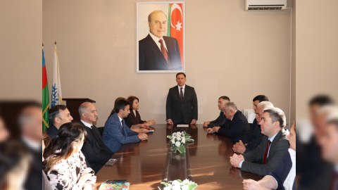 YAP Samux rayon təşkilatında hesabat yığıncağı - FOTOLAR