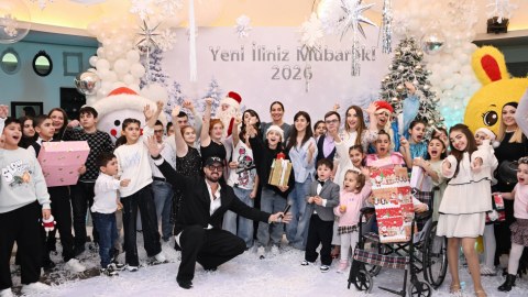 Prezidentin ailəsi uşaqlar üçün bayram şənliyində - FOTOLAR